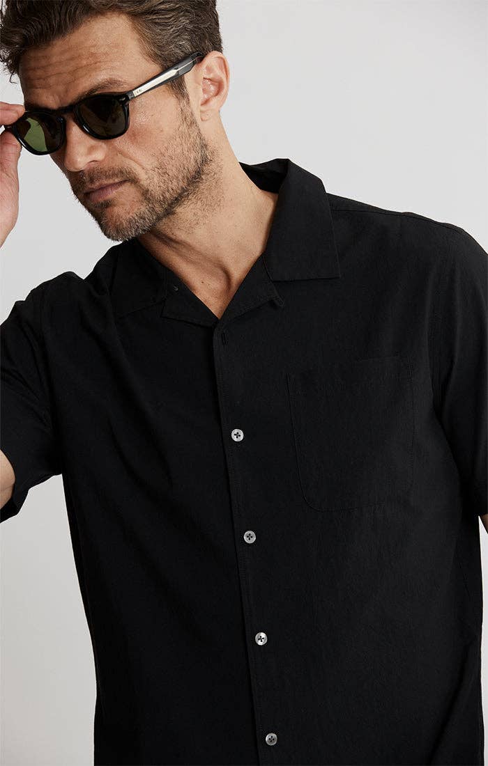 Paper Touch Short Sleeve Camp Shirt