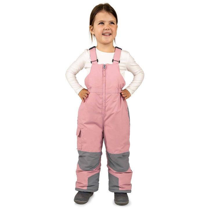 Dusty Pink | Kids Snow Overalls