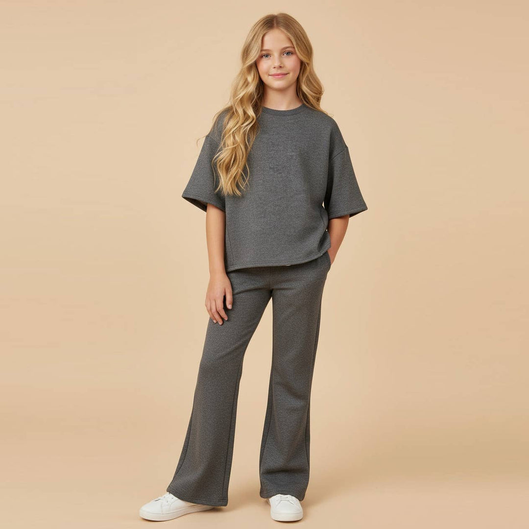 Cotton French Terry Top and Pants Set
