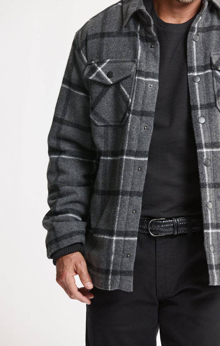 Sherpa Lined Wool Blend Jacket