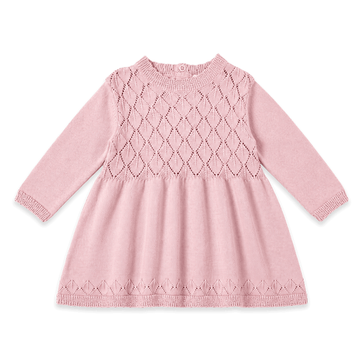 Milan Pointelle Sweater Knit Baby dess (Organic Cotton)