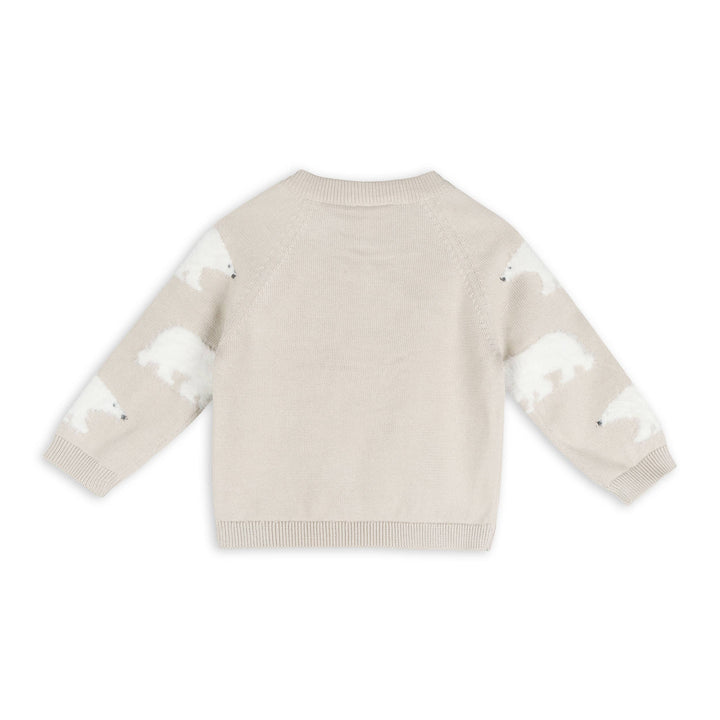 Polar Bear Baby Sweater Pullover & Pants (Organic Cotton)