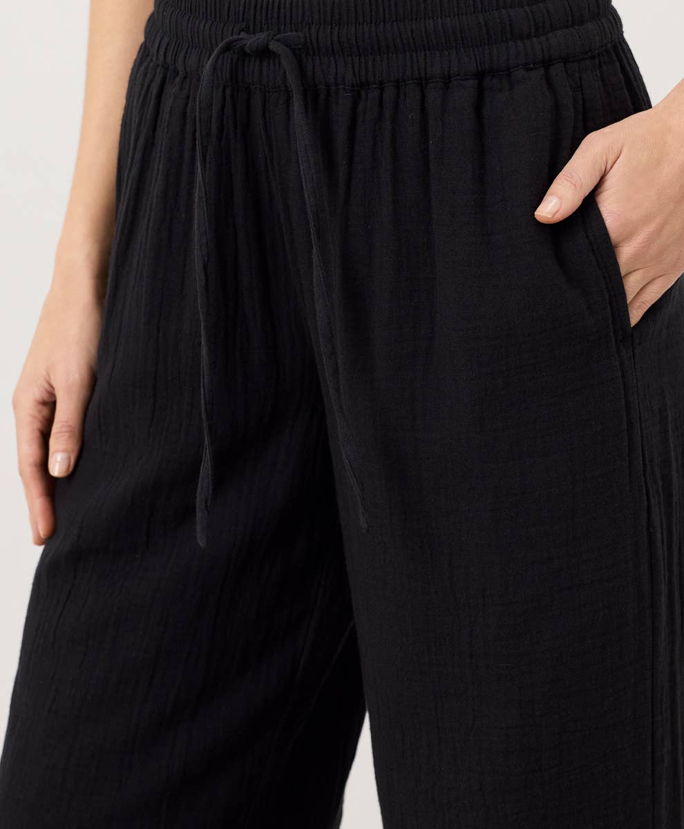 Women's Coastal Double Gauze Split Hem Pant