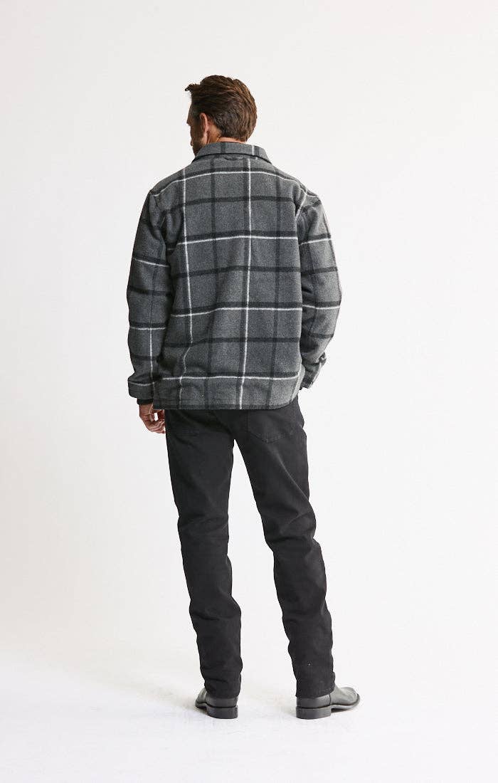 Sherpa Lined Wool Blend Jacket