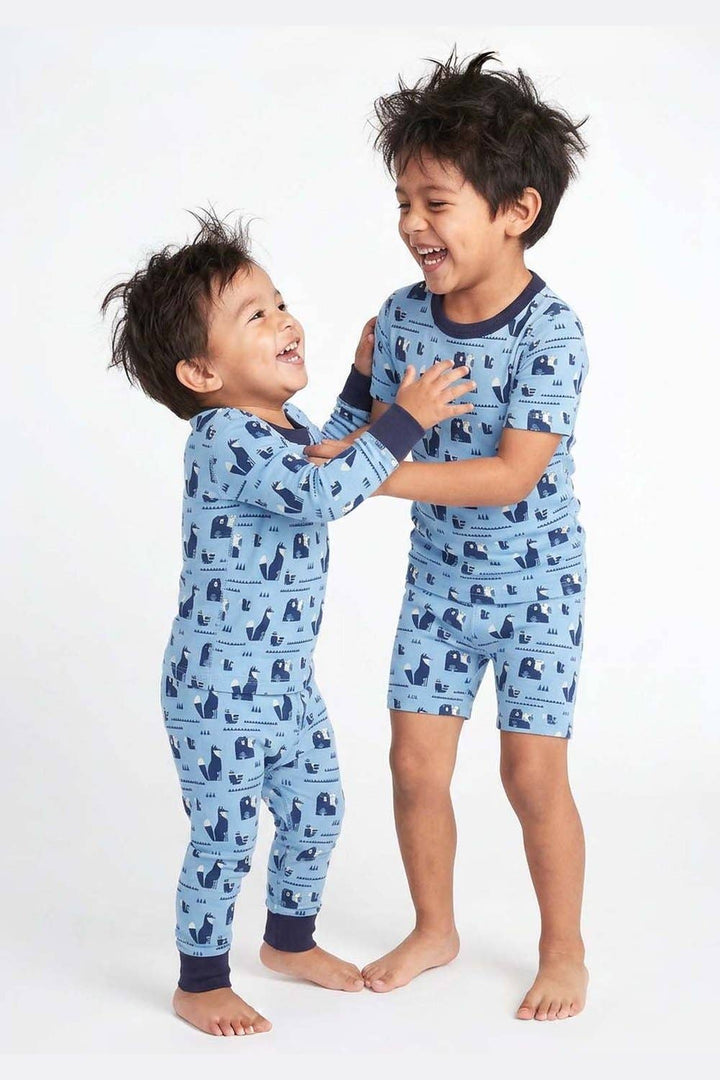 100% Organic Cotton Long Sleeve Pajamas for Kids: Wild Wander Collection