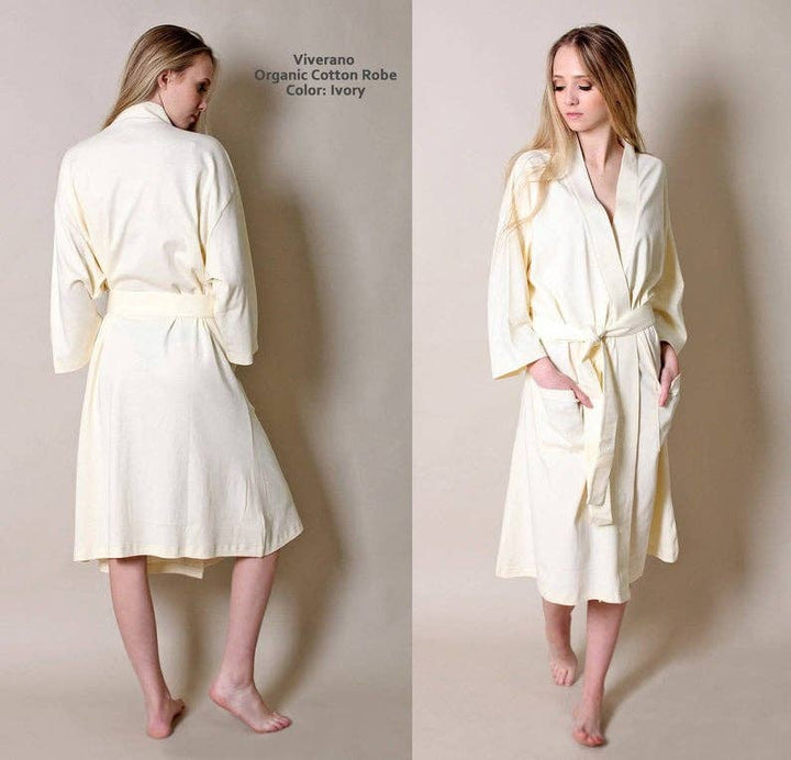 Women's Organic Cotton Bathrobe & Spa Robe