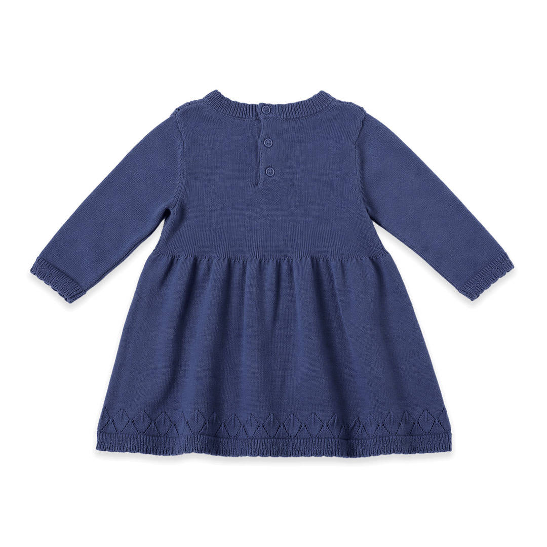 Milan Pointelle Sweater Knit Baby dess (Organic Cotton)