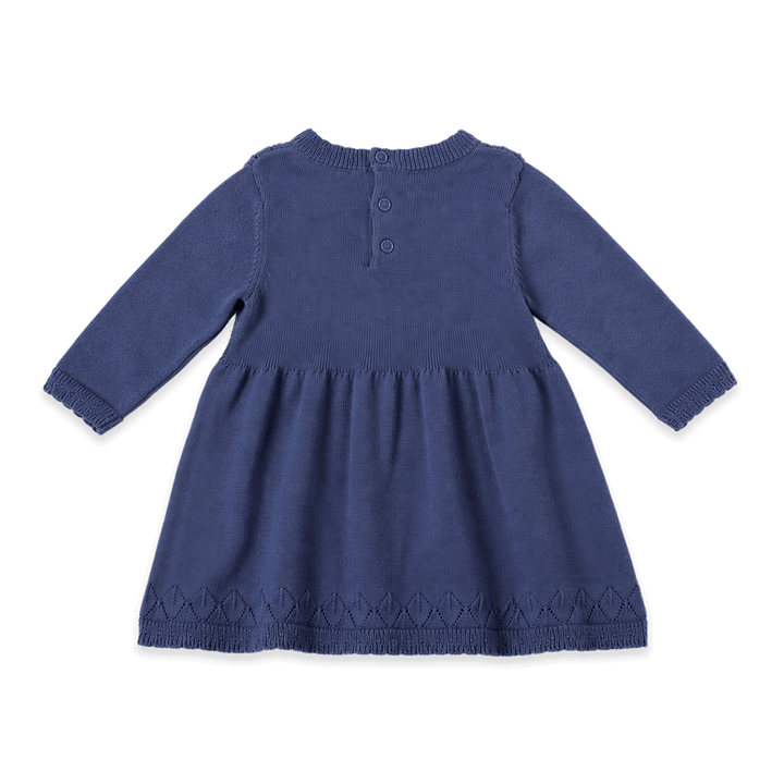 Milan Pointelle Sweater Knit Baby dess (Organic Cotton)