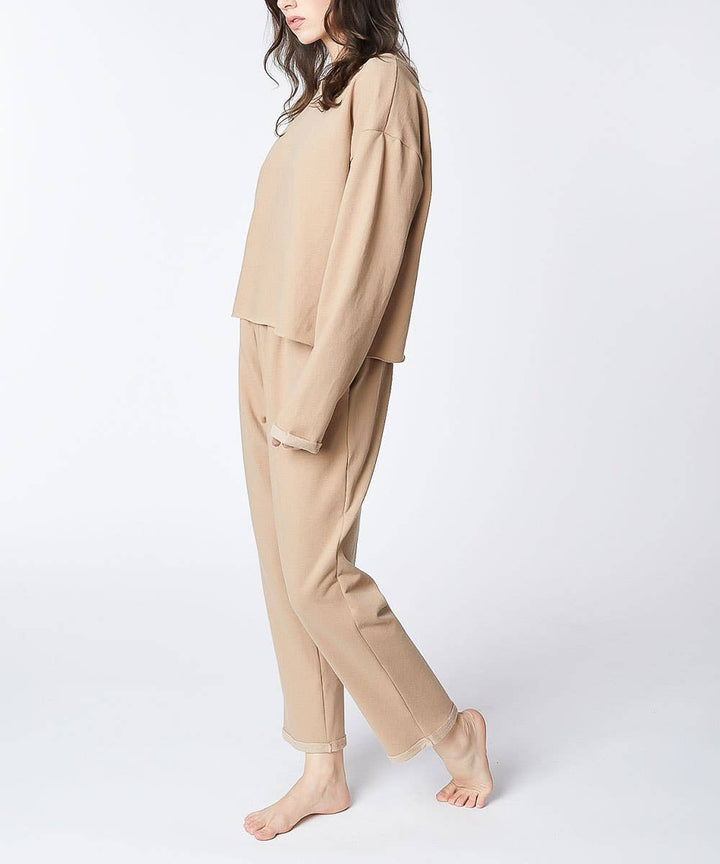 RECYCLED COTTON LOUNGEWEAR SET