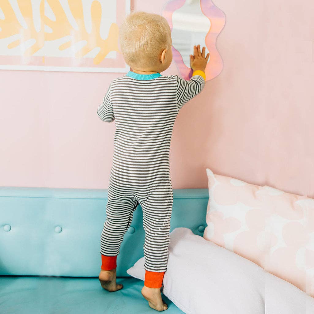 100% Organic Cotton One-piece Baby Pajamas