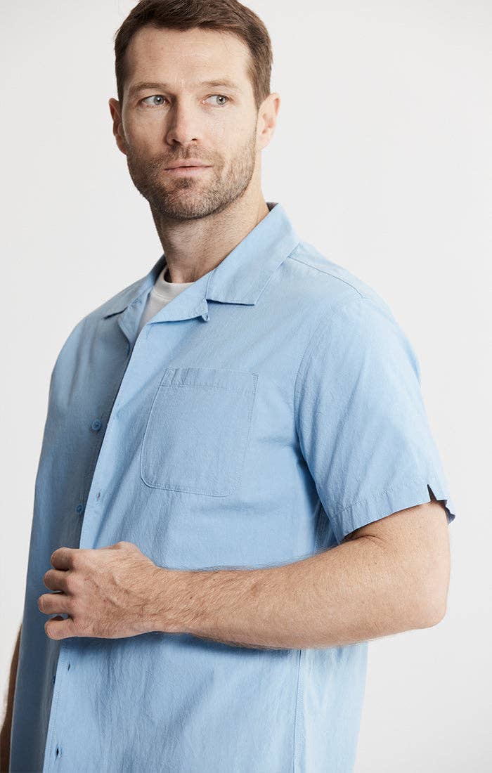 Paper Touch Short Sleeve Camp Shirt