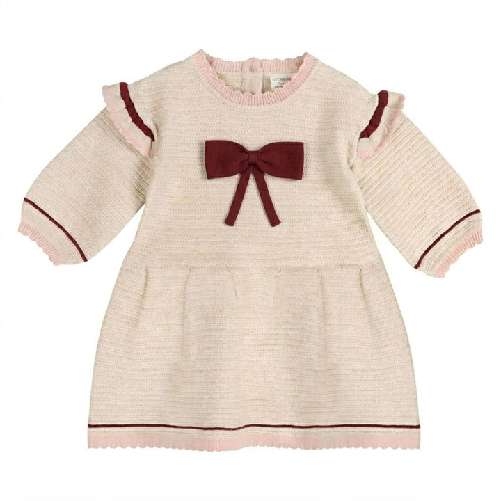 Ella Tex Knit Baby Ruffle Dress (Organic Cotton)