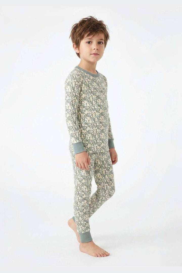 100% Organic Cotton Long Sleeve Pajamas for Kids: Wild Wander Collection
