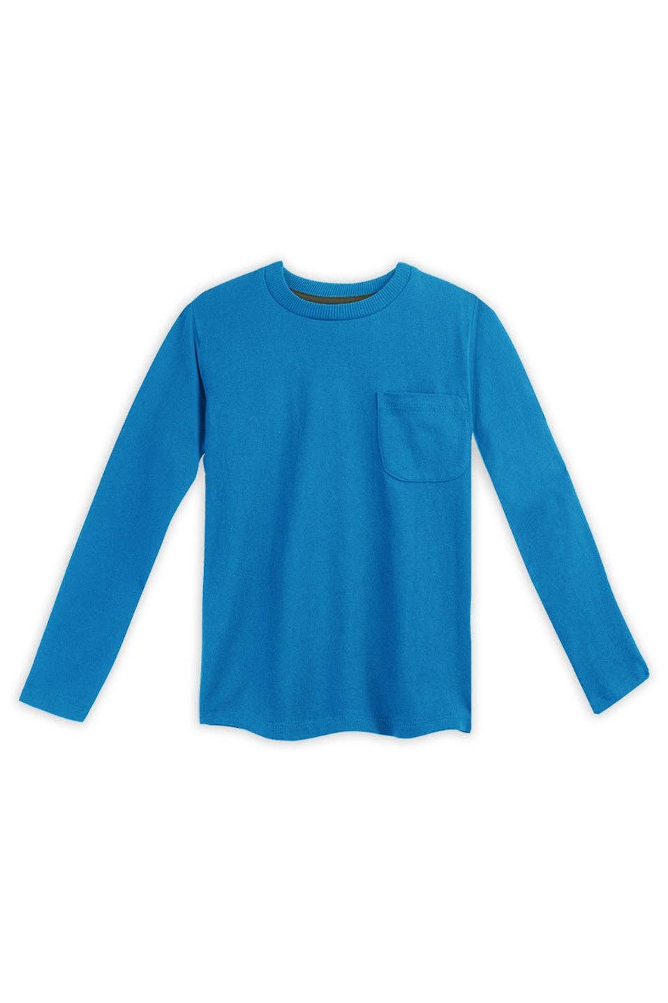 Organic Cotton Kids Shirts - Long Sleeve Pocket Tee