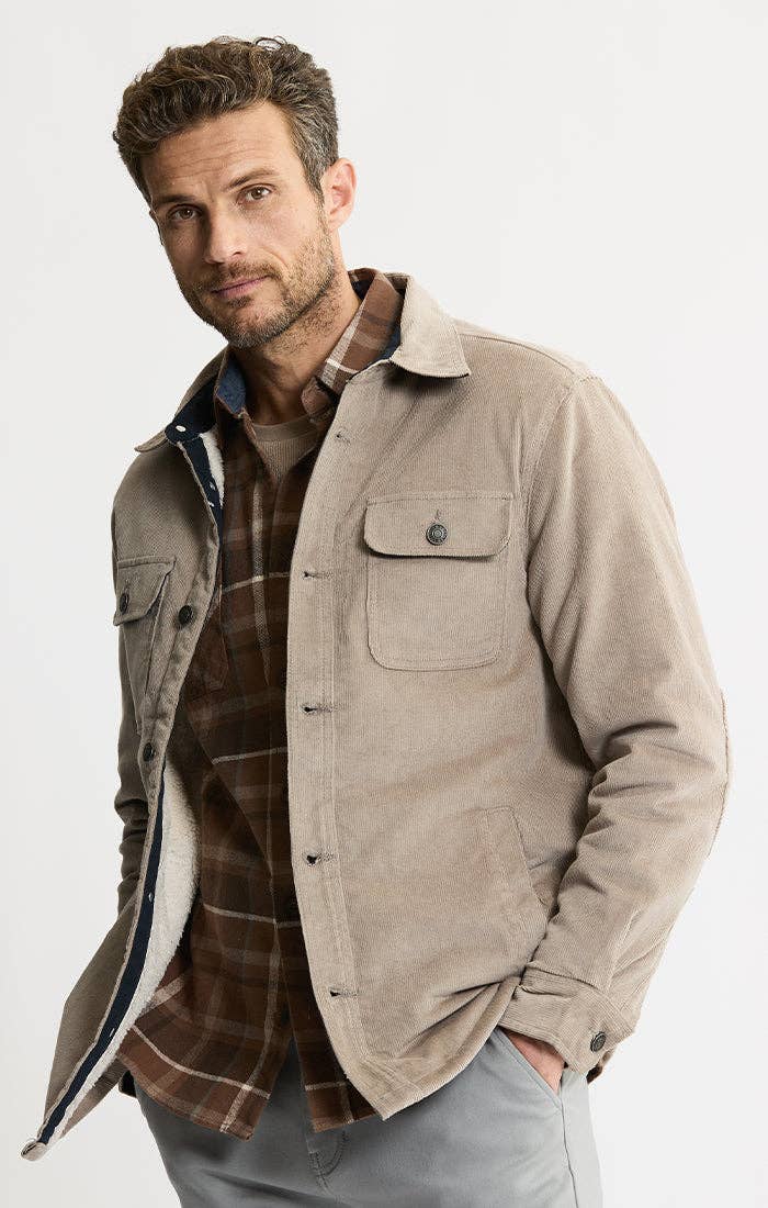 Concord Sherpa Lined Corduroy Shirt Jacket