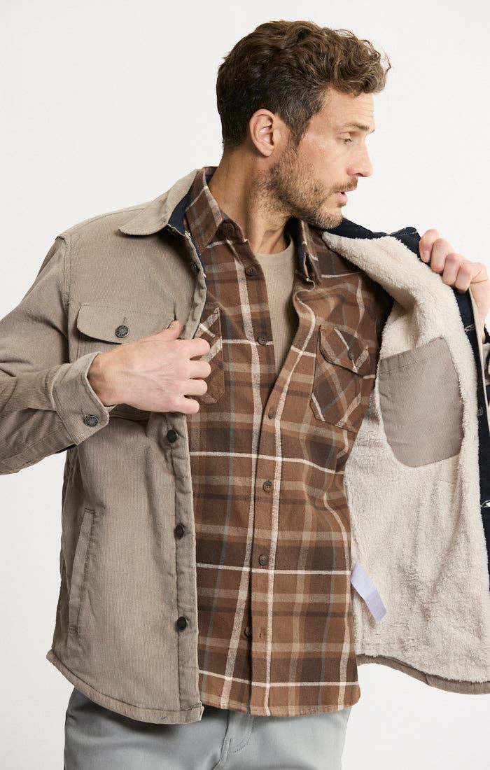 Concord Sherpa Lined Corduroy Shirt Jacket