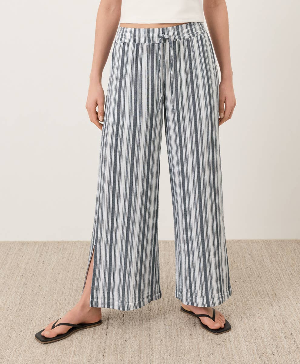 Women's Coastal Double Gauze Split Hem Pant