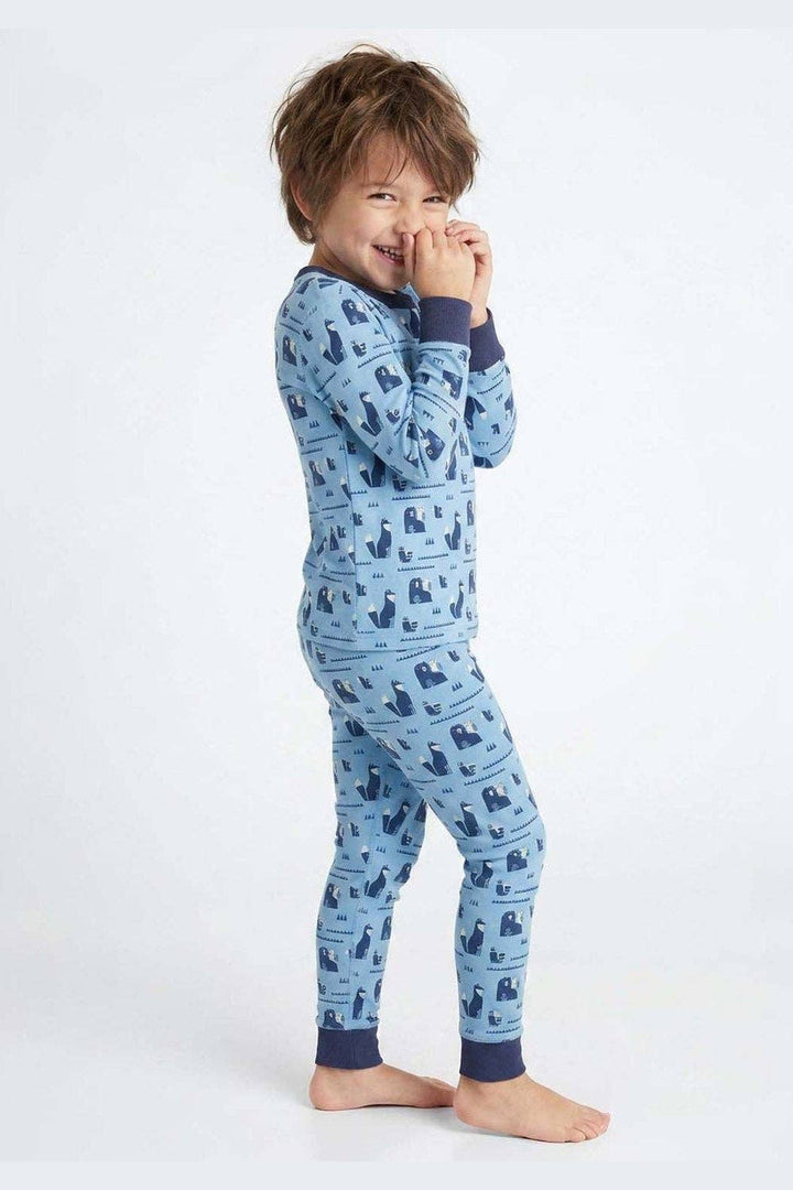 100% Organic Cotton Long Sleeve Pajamas for Kids: Wild Wander Collection