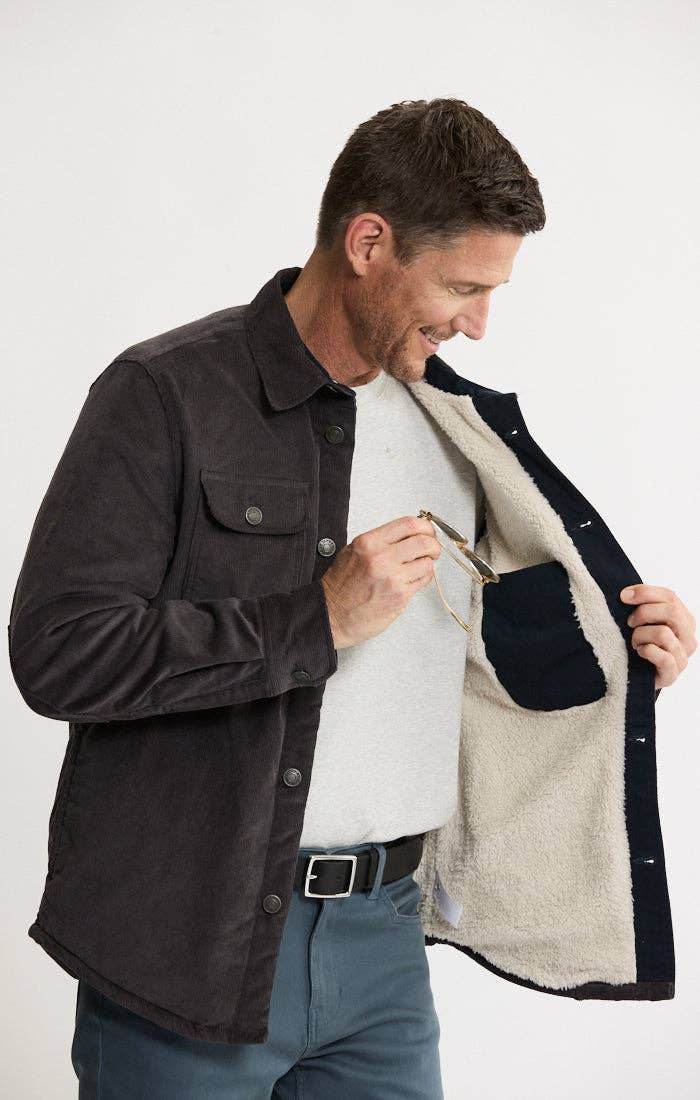 Concord Sherpa Lined Corduroy Shirt Jacket