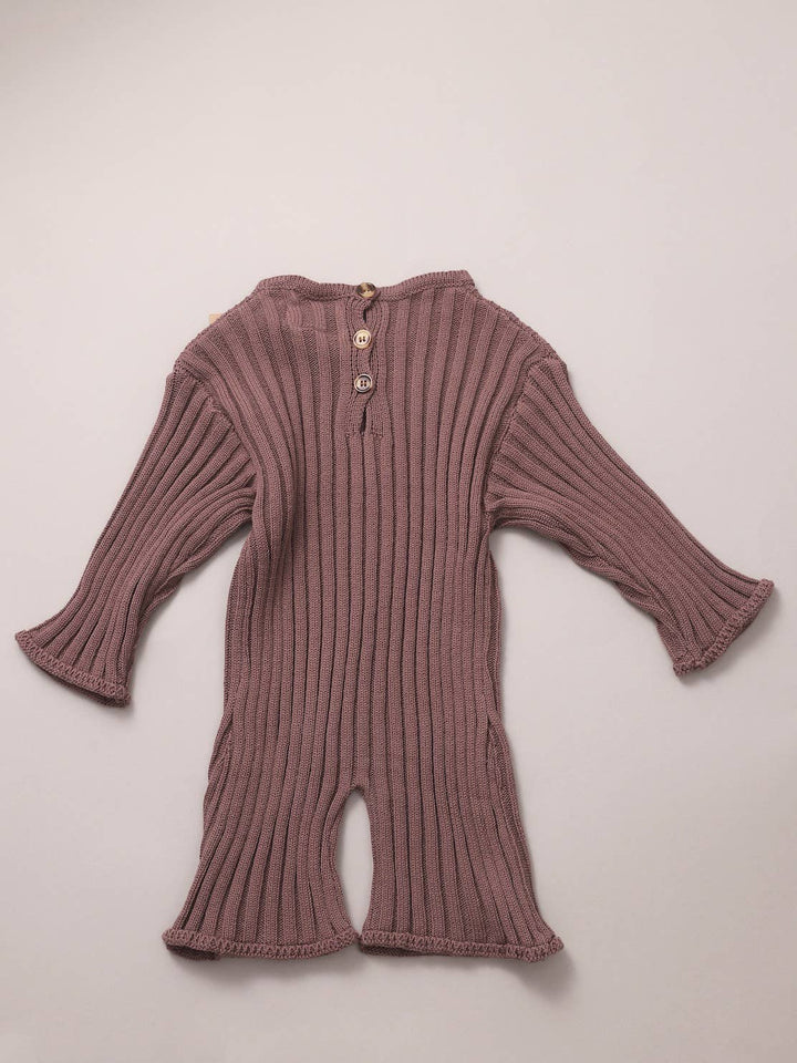 Relaxed Knit Bodysuit / Taupe