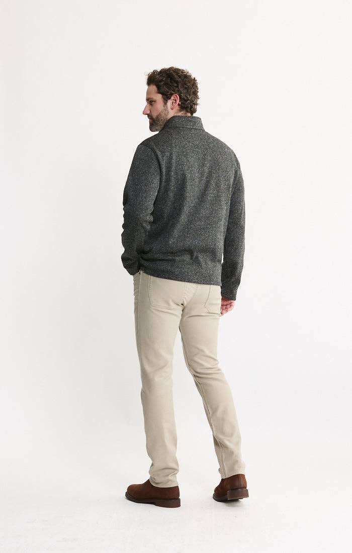 Stretch Sweater Fleece Quarter Zip Pullover