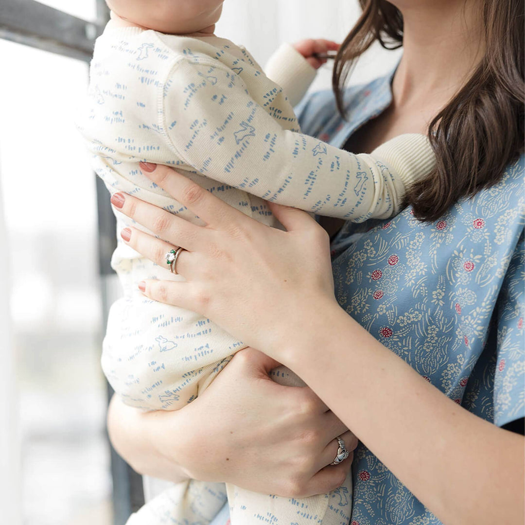 100% Organic Cotton One-piece Baby Pajamas: New Prints
