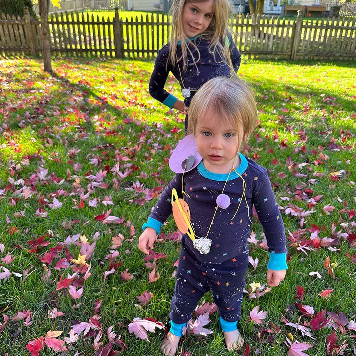 100% Organic Cotton Long Sleeve Pajamas for Kids: Artist Designed Prints