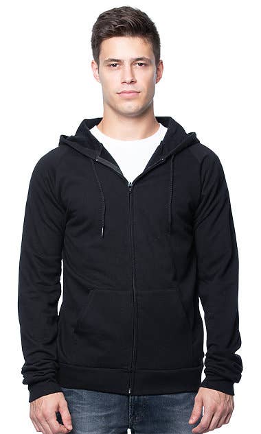 Unisex Organic Cotton Full Zip Hoodie