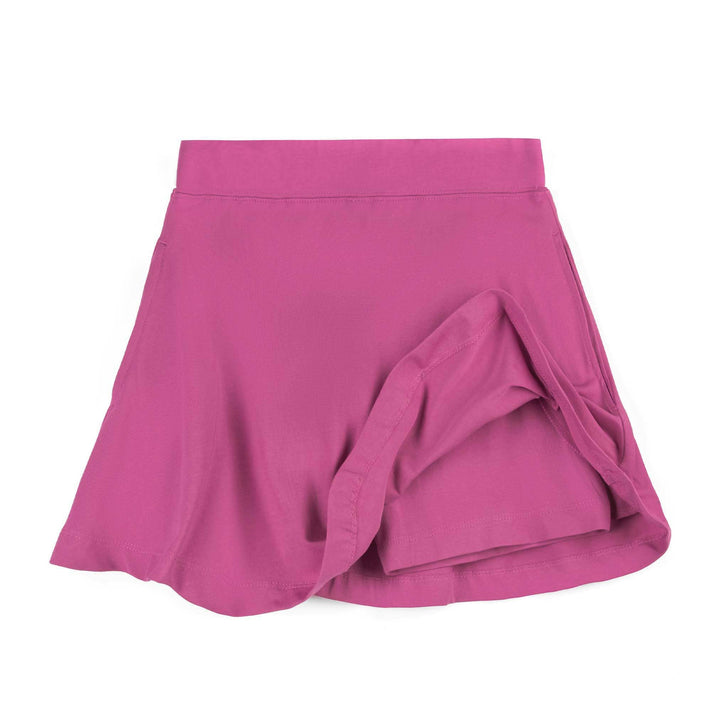 Girls  Skort with Pockets: Raspberry