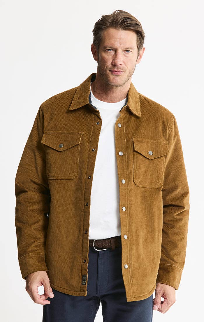 Sherpa Lined Corduroy Shirt Jacket
