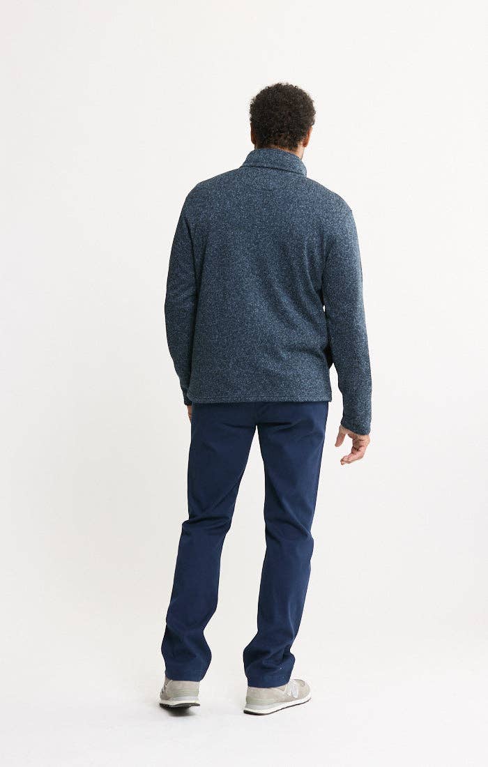 Stretch Sweater Fleece Quarter Zip Pullover