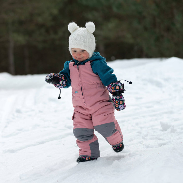 Dusty Pink | Kids Snow Overalls