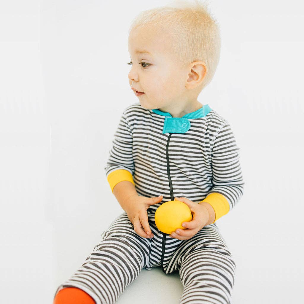 100% Organic Cotton One-piece Baby Pajamas