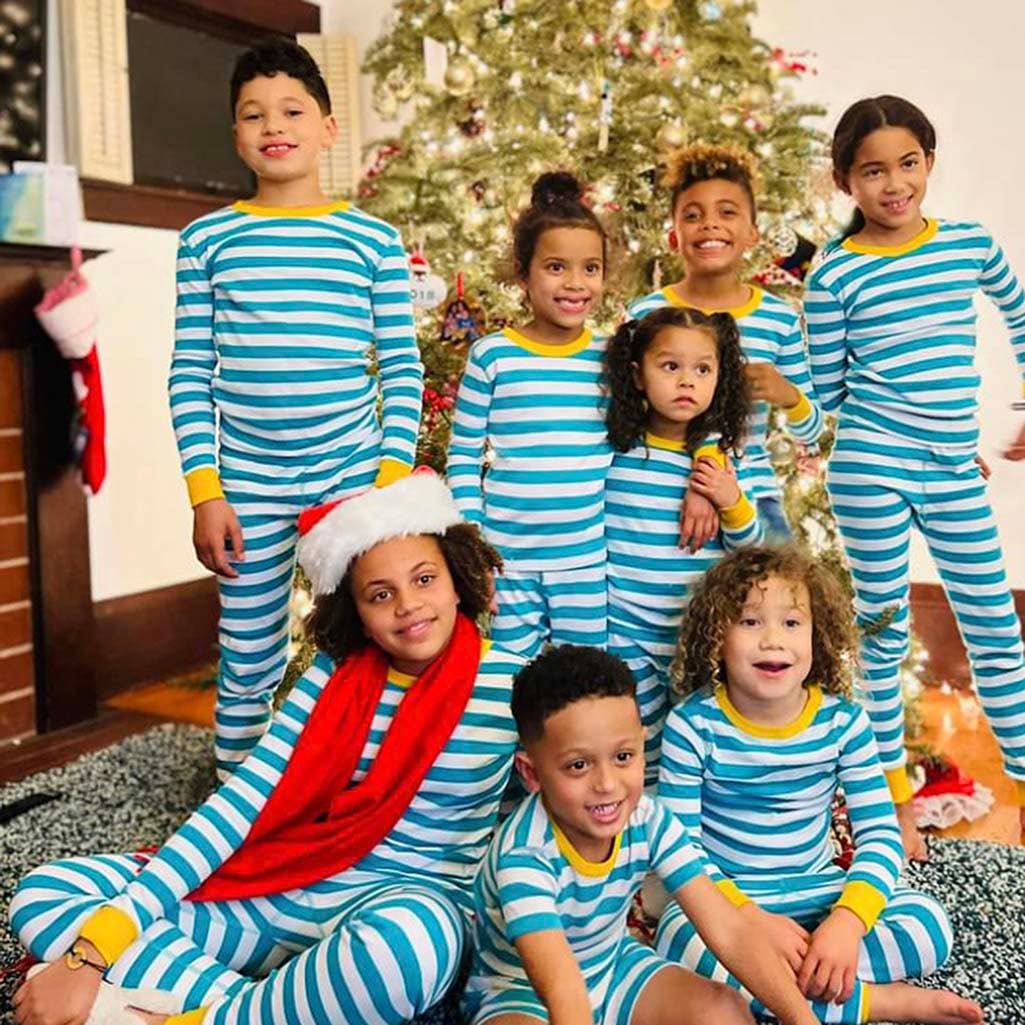 100% Organic Cotton Long Sleeve Pajamas for Kids: Stripes