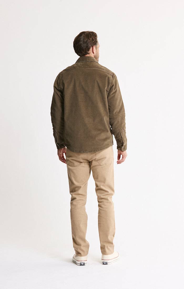 Sherpa Lined Corduroy Shirt Jacket
