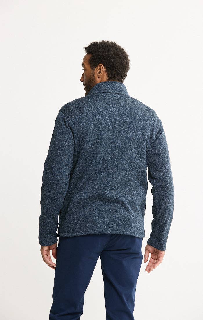 Stretch Sweater Fleece Quarter Zip Pullover