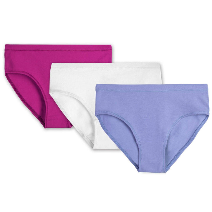 Girls Organic Cotton Bikini Underwear 3 Pack