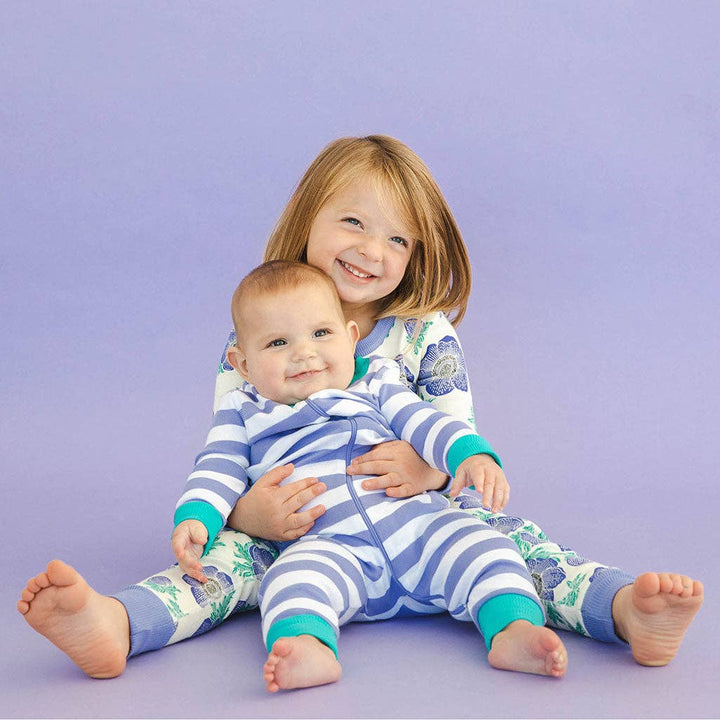 100% Organic Cotton One-piece Baby Pajamas