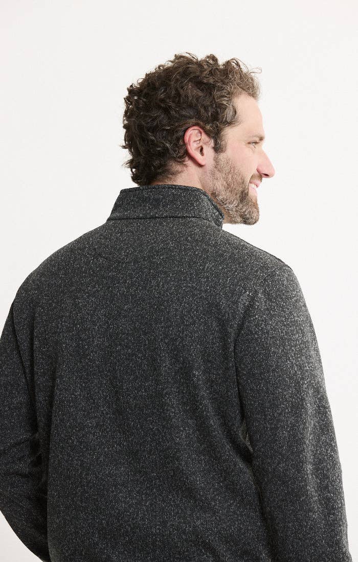 Stretch Sweater Fleece Quarter Zip Pullover