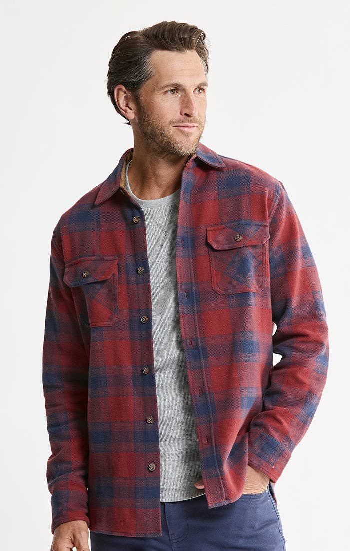 2-Pack Heritage Flannel Shirt + Thermal Crewneck