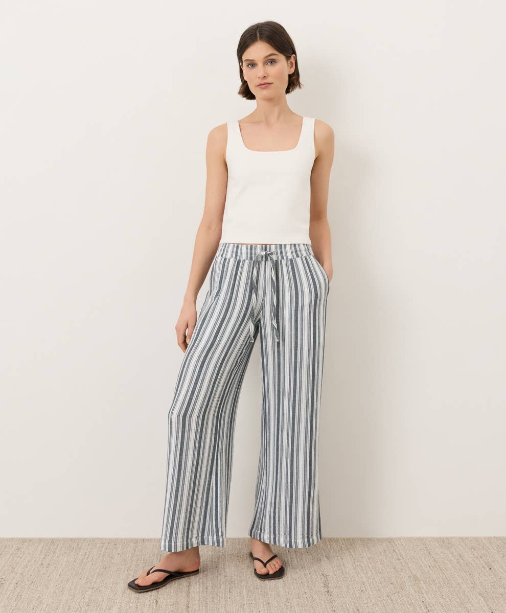 Women's Coastal Double Gauze Split Hem Pant