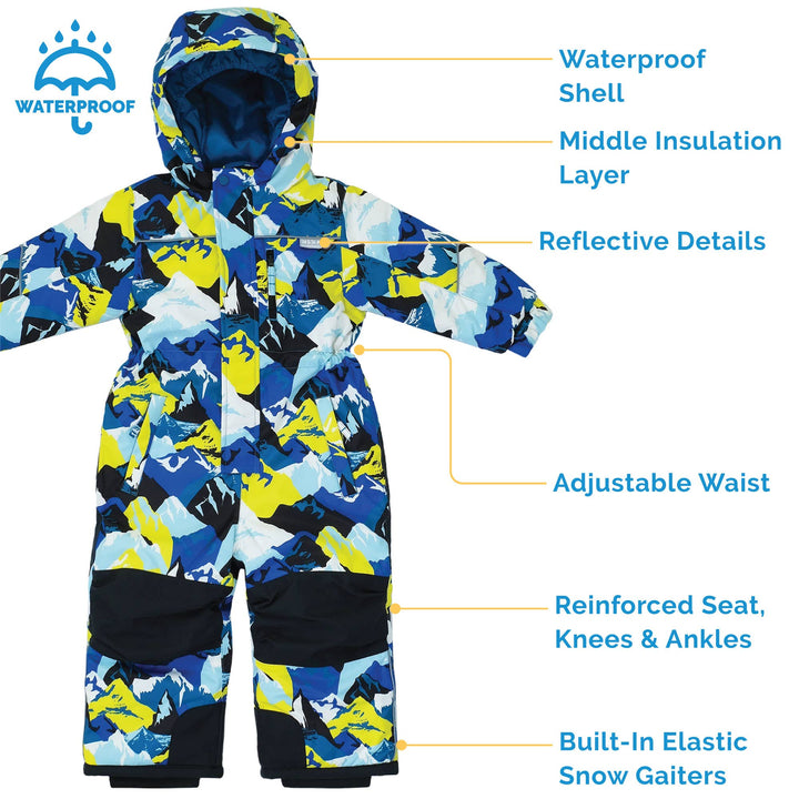 Neon Peaks | Kids Waterproof Snowsuit