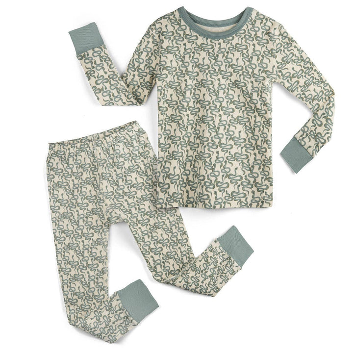 100% Organic Cotton Long Sleeve Pajamas for Kids: Wild Wander Collection