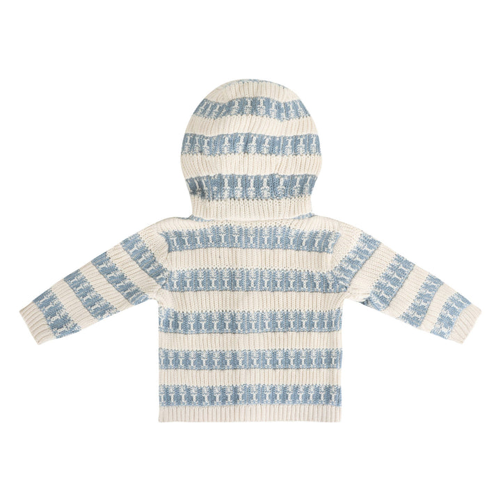 Textured Knit Baby Hooded Jacket - 2 Colors (Organic Cotton)