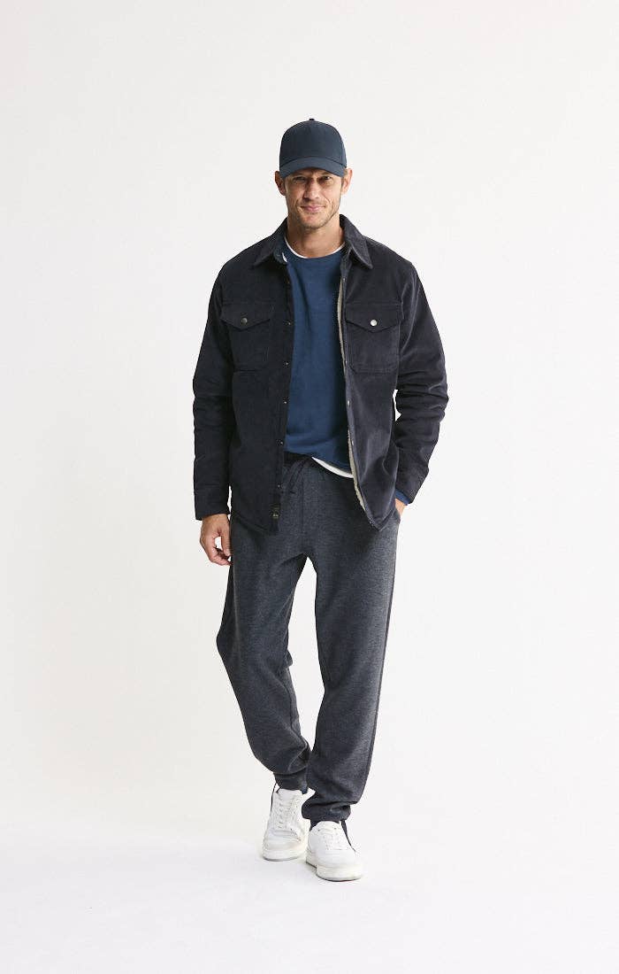 Sherpa Lined Corduroy Shirt Jacket