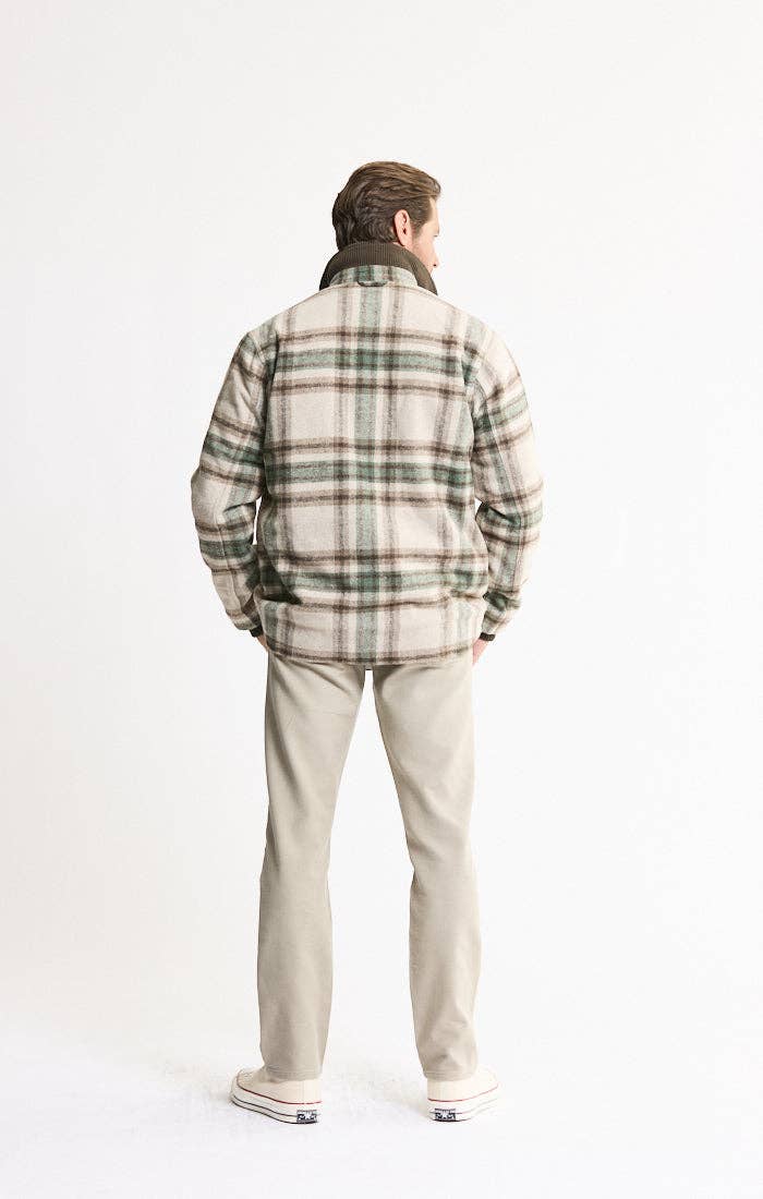 Sherpa Lined Wool Blend Jacket