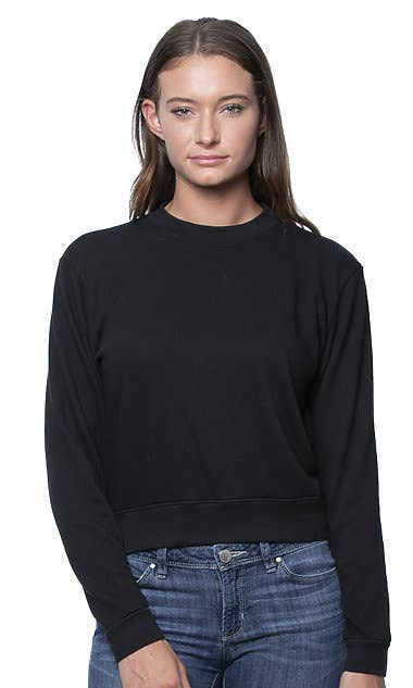 Womens Organic RPET French Terry Crew