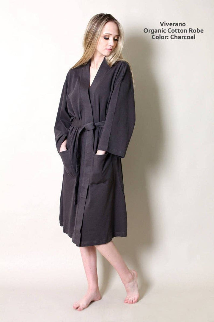 Women's Organic Cotton Bathrobe & Spa Robe
