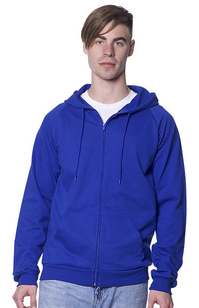Unisex Organic Cotton Full Zip Hoodie