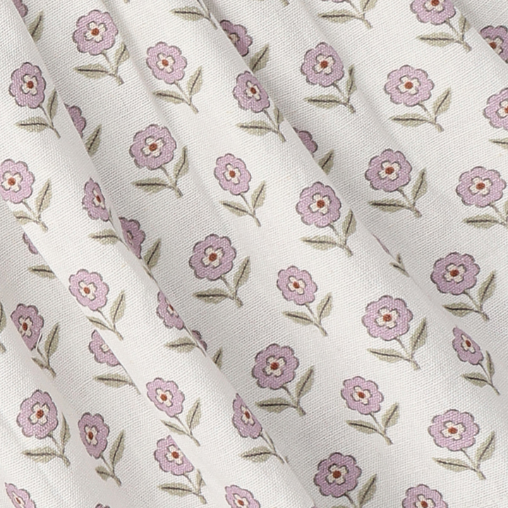 Organic Tie Up Top & Shorts Set - Lavender